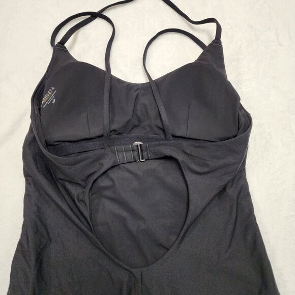Athleta Keyhole One Piece Swimsuit in Black Size Large - Picture 5 of 8